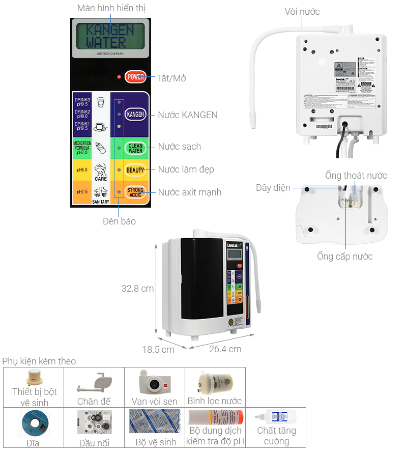 Máy Lọc Nước Kangen Leveluk SD501